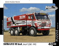 puzzle Truck Tatra 815 VE 6X6 ''Ostrý-II'' (1982-1997)-40 dílků